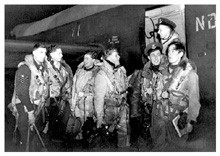 Lancaster Bomber crew