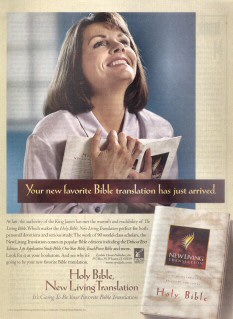 Advertisement for the New Living Translation