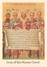 Byzantine icon of the Nicene Creed